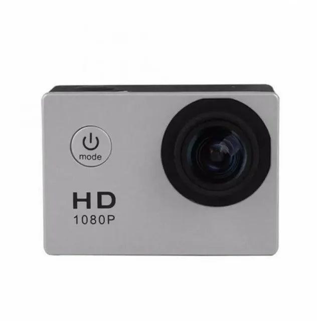 Câmera filmadora impermeável AquaCam Full HD 1080P - com acessórios.