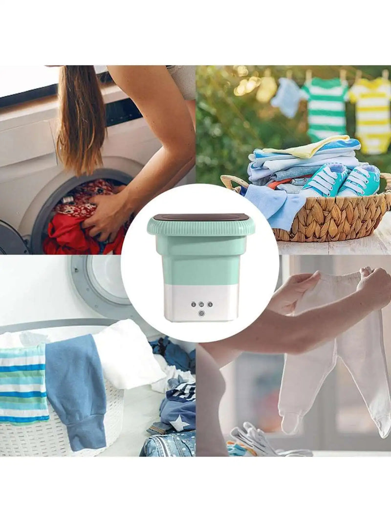 Máquina de lavar roupa 6L, CleanMax - com desinfecção por luz UV.